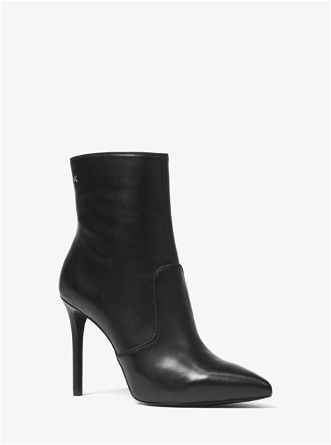 michael kors blaine leather ankle boot|Michael Kors ankle boots.